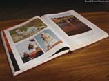 pictures of an open book with pictures