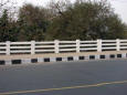Boundary - Picture of a railing on a flyover