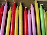 pictures of a row of candles
