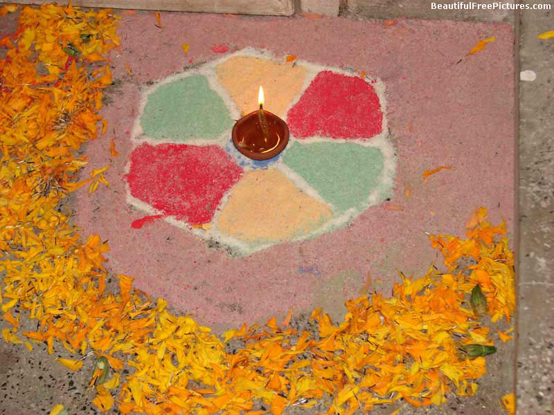 pictures of a rangoli