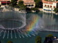 Photo of fountains with a rainbow