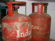 Picture of a pair of LPG cylinders