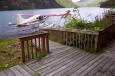 Most Beautiful Pictures 58 - USFWS Uganik Lake Cabin Deck and Floatplane