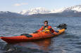 Nature 66 - photo of a  Boy Paddling Kayak 