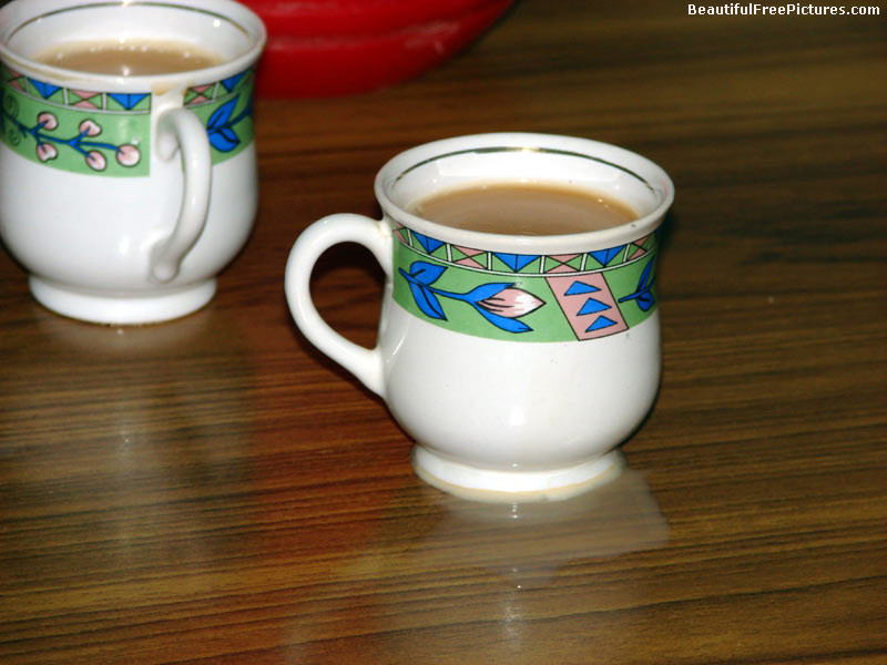 Beautiful Pictures - two cups of delicious hot tea