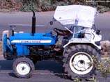 images of blue color tractor